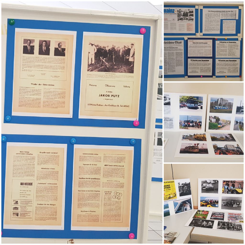 HGV 50 Jahre Finthen collage ausstellung2