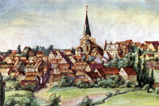 Finthen von der Steige 1857