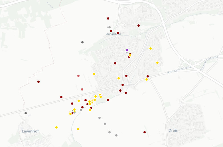 Vor und Frühgeschichtliche Fundstellen in der Gemarkung